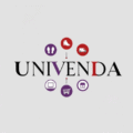 minimalist 'univenda' logo with sans serif font